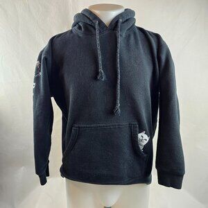 Rip N Dip Hoodie Mens Medium Black Pullover Graphic Pocket Cat Streetwear